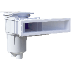 skimmer extra plat blanc piscine