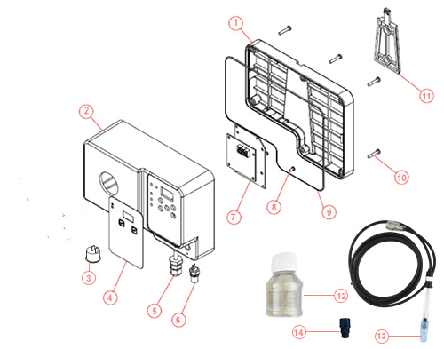 pièces détachées pompe doseuse regulateur électrolyseur piscine sotech